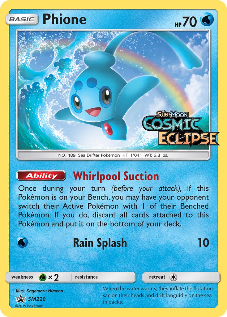 Phione (SM220) [Sun & Moon: Black Star Promos] - Comfy Hobbies