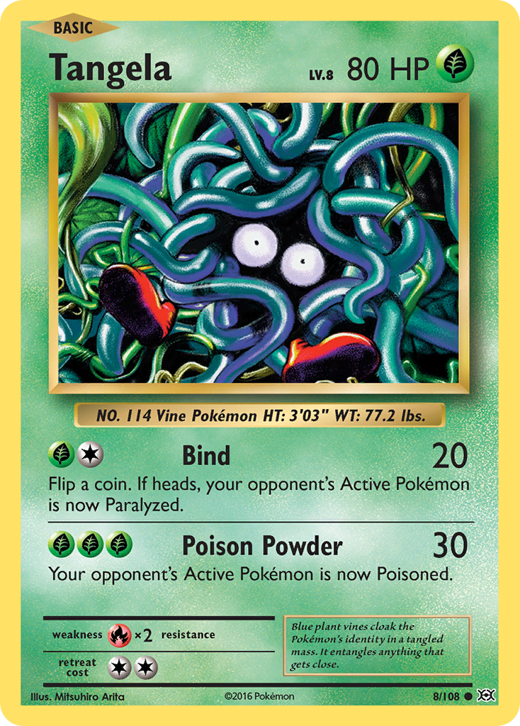 Tangela (8/108) [XY: Evolutions] - Comfy Hobbies