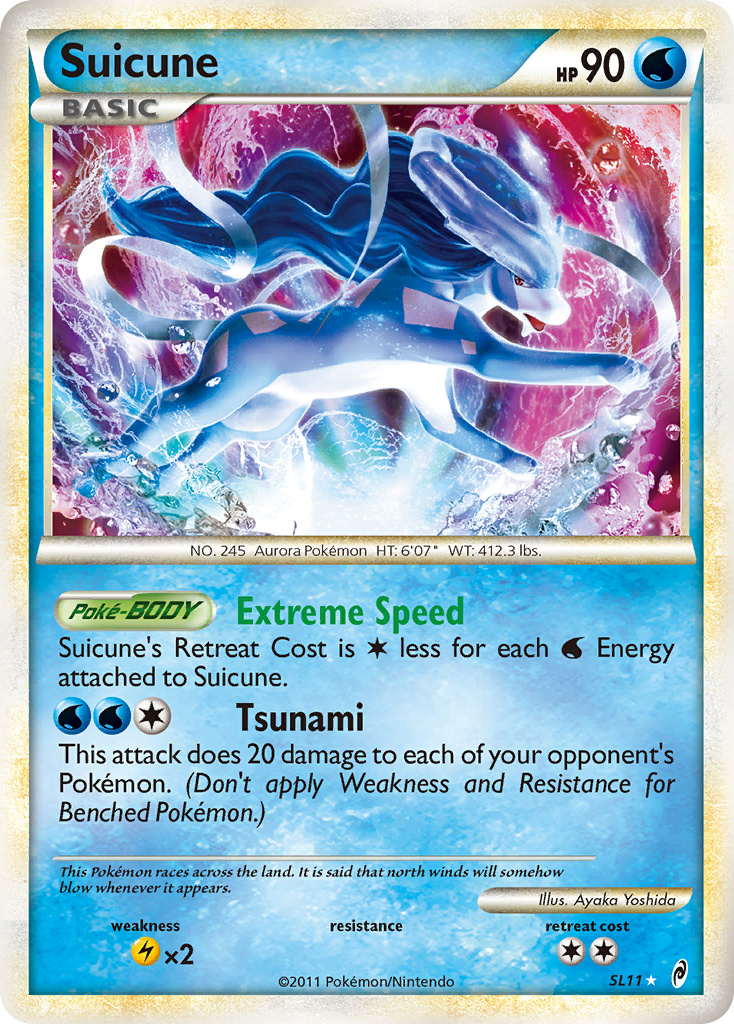 Suicune (SL11) [HeartGold & SoulSilver: Call of Legends] - Comfy Hobbies