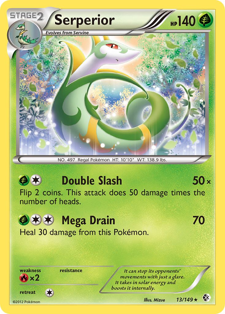 Serperior (13/149) [Black & White: Boundaries Crossed] - Comfy Hobbies