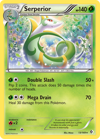 Serperior (13/149) [Black & White: Boundaries Crossed] - Comfy Hobbies