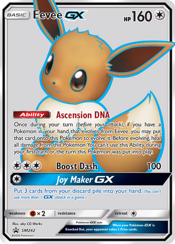 Eevee GX (SM242) [Sun & Moon: Black Star Promos] - Comfy Hobbies