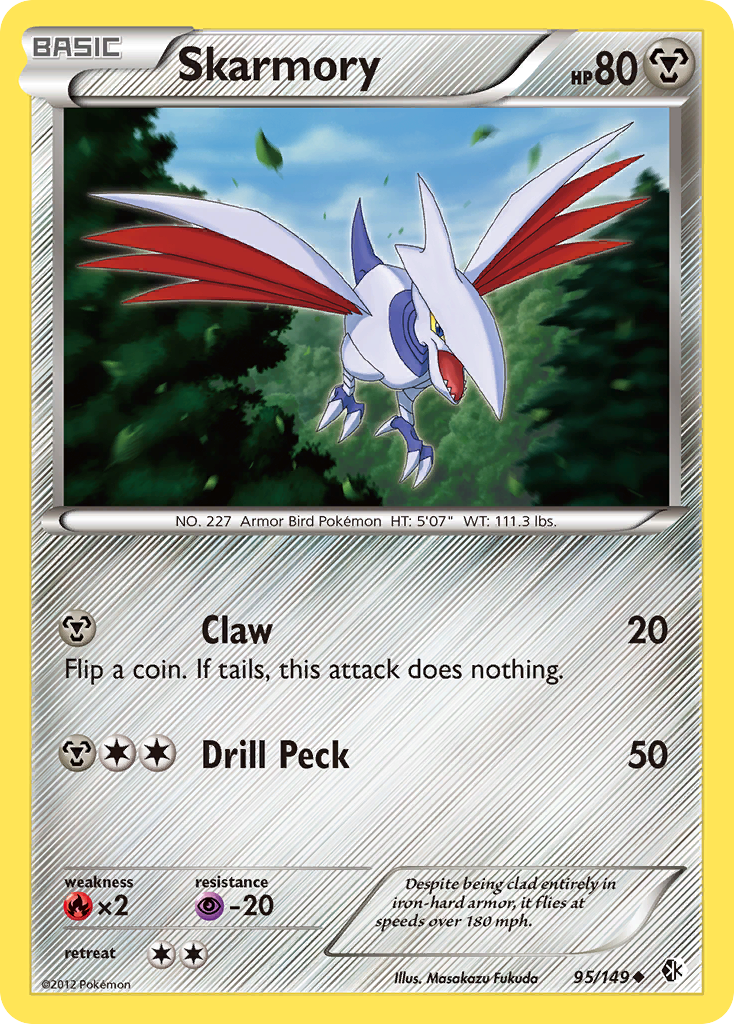 Skarmory (95/149) [Black & White: Boundaries Crossed] - Comfy Hobbies