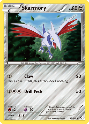 Skarmory (95/149) [Black & White: Boundaries Crossed] - Comfy Hobbies