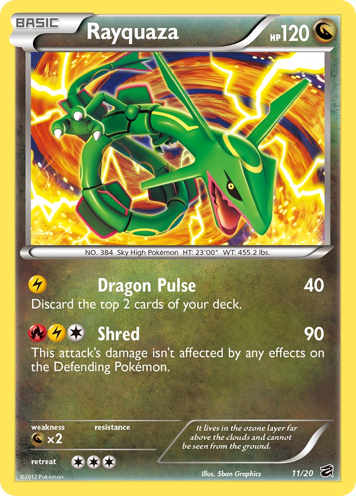 Rayquaza (11/20) (Blister Exclusive) [Black & White: Dragon Vault] - Comfy Hobbies