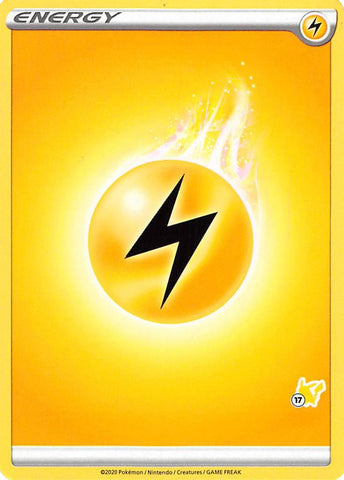 Lightning Energy (Pikachu Stamp #17) [Battle Academy 2022] - Comfy Hobbies