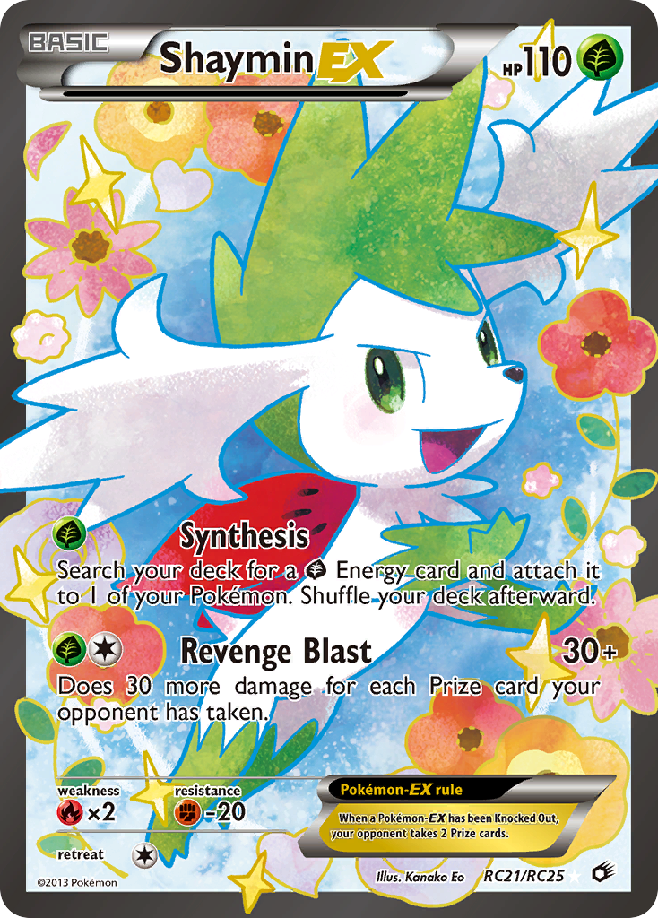 Shaymin EX (RC21/RC25) [Black & White: Legendary Treasures] - Comfy Hobbies