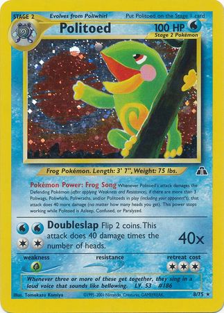 Politoed (8/75) [Neo Discovery Unlimited] - Comfy Hobbies