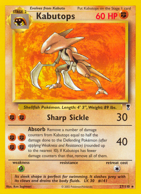 Kabutops (27/110) [Legendary Collection] - Comfy Hobbies