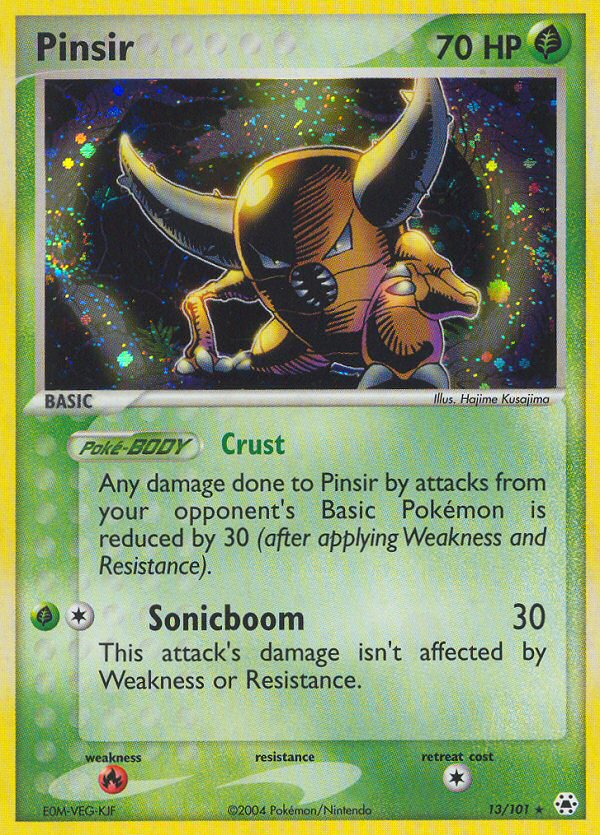 Pinsir (13/101) [EX: Hidden Legends] - Comfy Hobbies