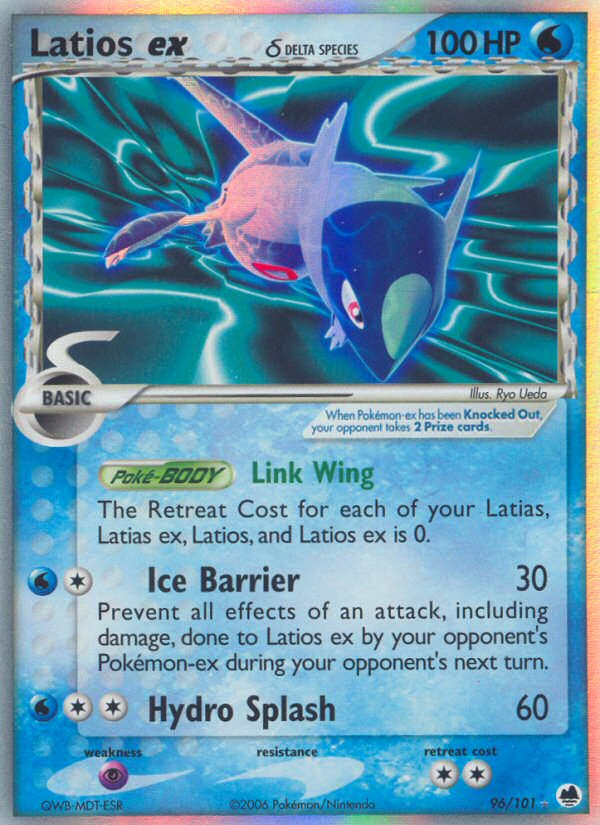 Latios ex (96/101) (Delta Species) [EX: Dragon Frontiers] - Comfy Hobbies