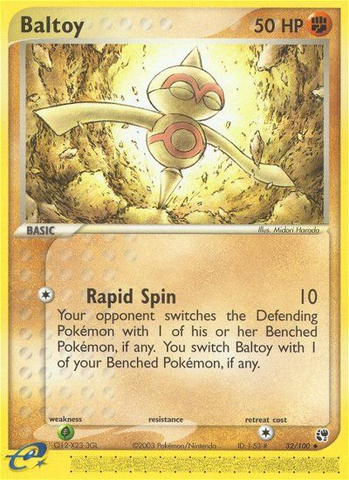Baltoy (32/100) [EX: Sandstorm] - Comfy Hobbies