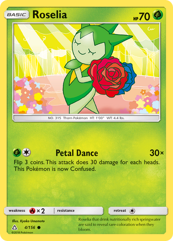 Roselia (4/156) [Sun & Moon: Ultra Prism] - Comfy Hobbies