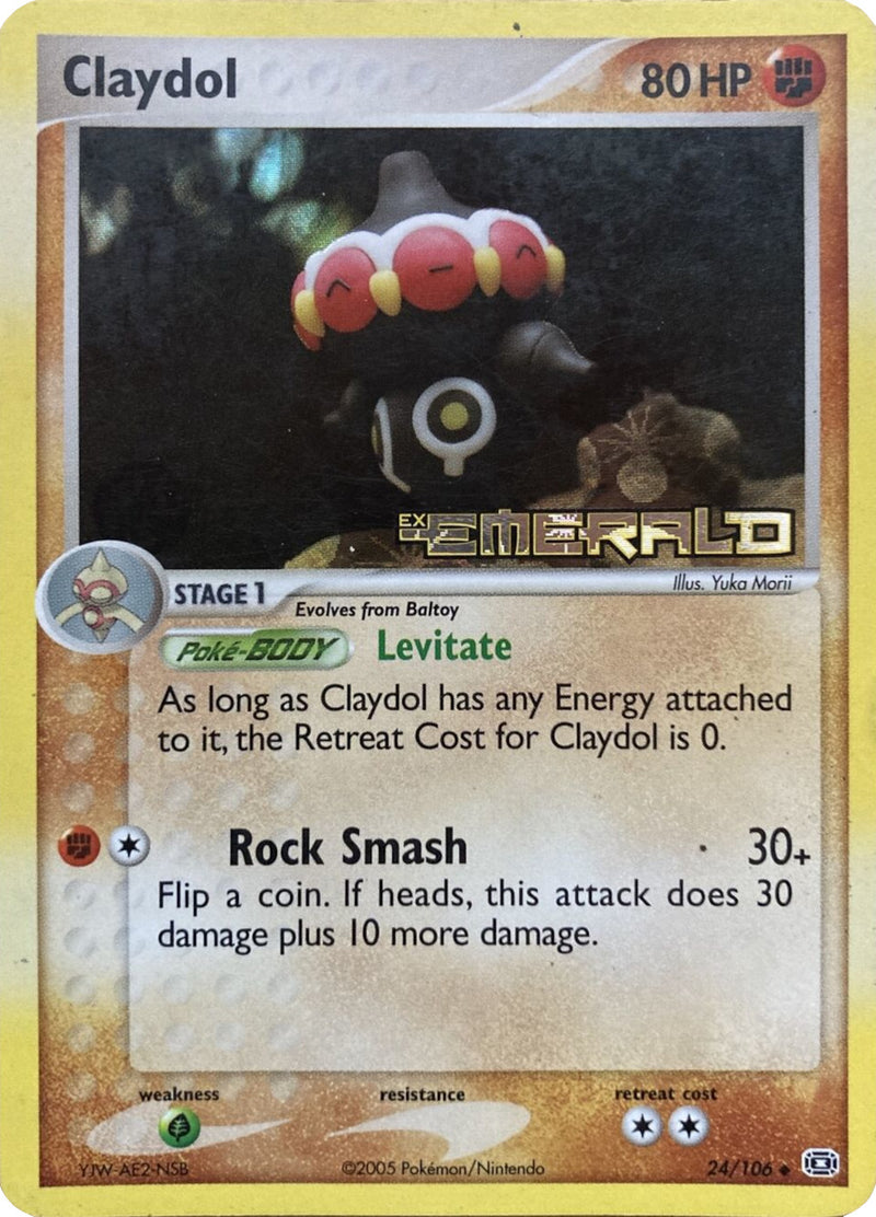 Claydol (24/106) (Stamped) [EX: Emerald] - Comfy Hobbies