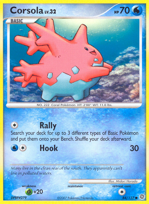 Corsola (84/132) [Diamond & Pearl: Secret Wonders] - Comfy Hobbies