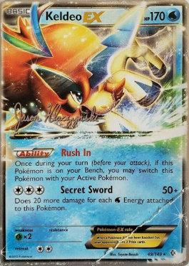 Keldeo EX (49/149) (Darkrai Deck - Jason Klaczynski) [World Championships 2013] - Comfy Hobbies