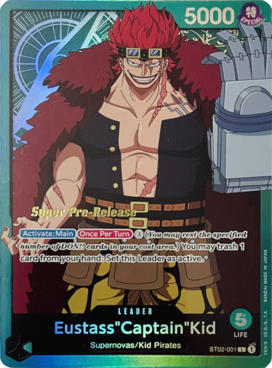 Eustass"Captain"Kid (001) [Super Pre-Release Starter Deck: Worst Generation] - Comfy Hobbies