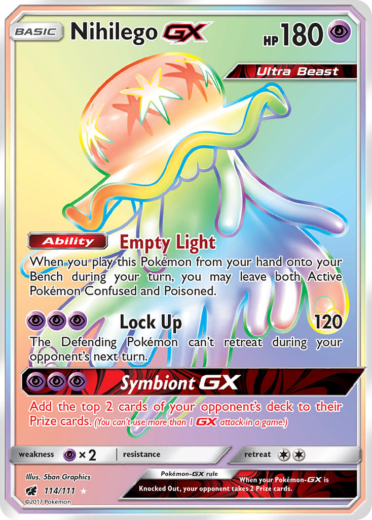 Nihilego GX (114/111) [Sun & Moon: Crimson Invasion] - Comfy Hobbies