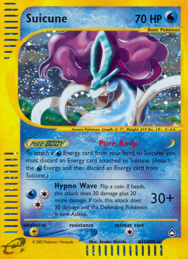 Suicune (H25/H32) [Aquapolis] - Comfy Hobbies