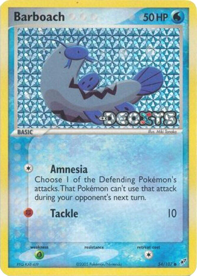 Barboach (54/107) (Stamped) [EX: Deoxys] - Comfy Hobbies