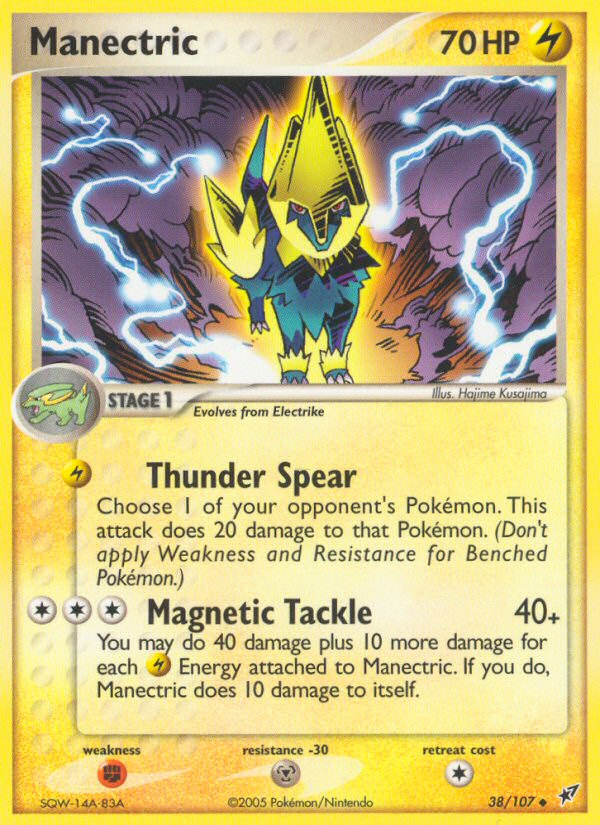 Manectric (38/107) [EX: Deoxys] - Comfy Hobbies