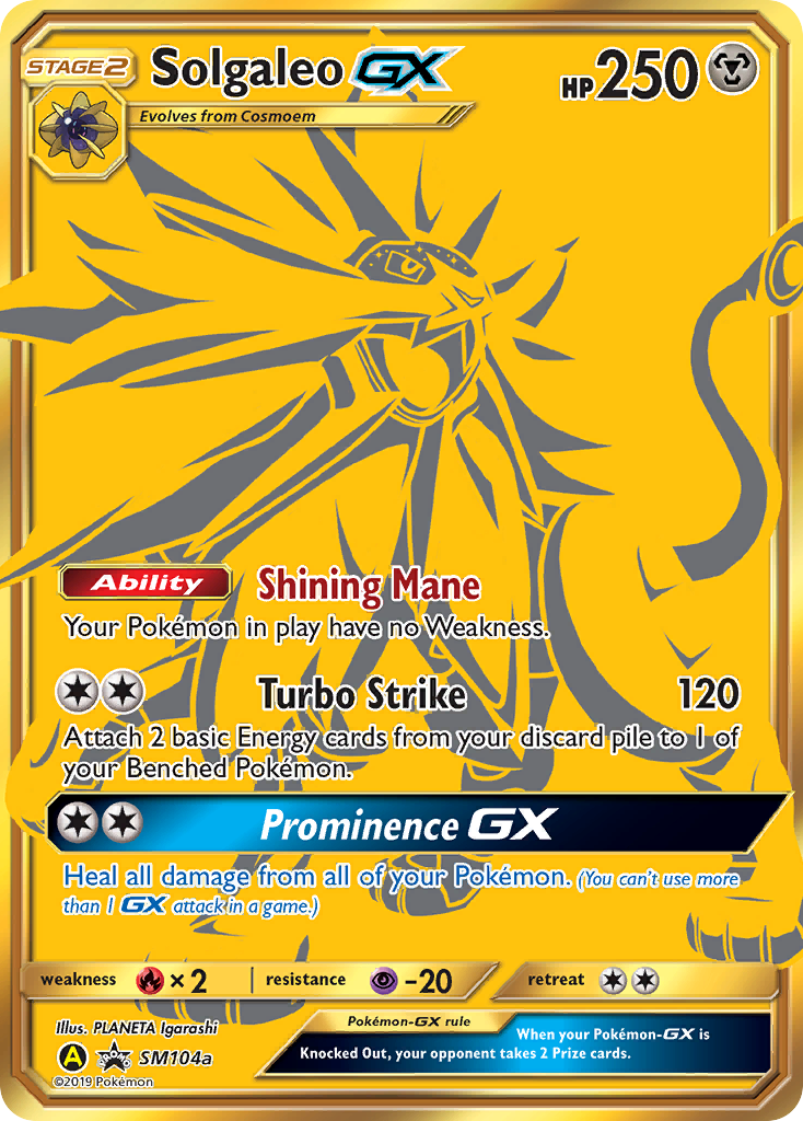 Solgaleo GX (SM104a) [Sun & Moon: Black Star Promos] - Comfy Hobbies