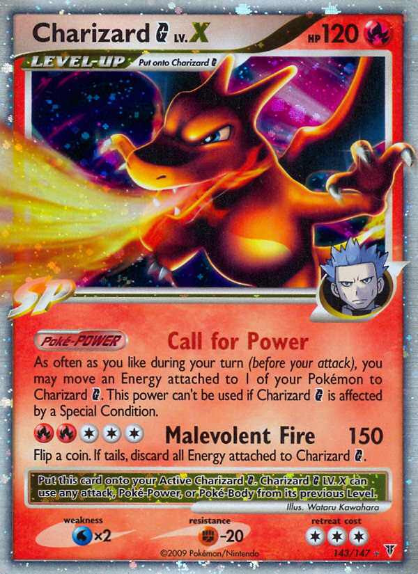 Charizard G LV.X (143/147) [Platinum: Supreme Victors] - Comfy Hobbies