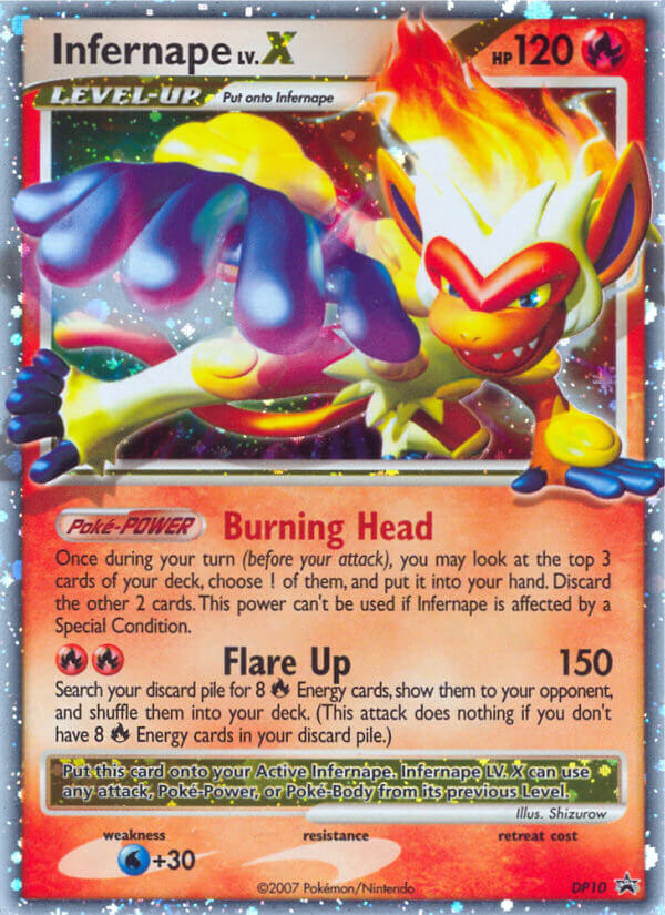 Infernape LV.X (DP10) [Diamond & Pearl: Black Star Promos] - Comfy Hobbies