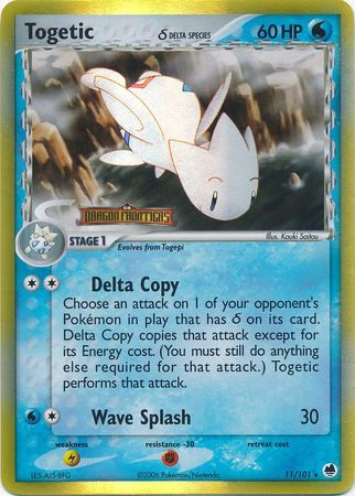 Togetic (11/101) (Delta Species) (Stamped) [EX: Dragon Frontiers] - Comfy Hobbies