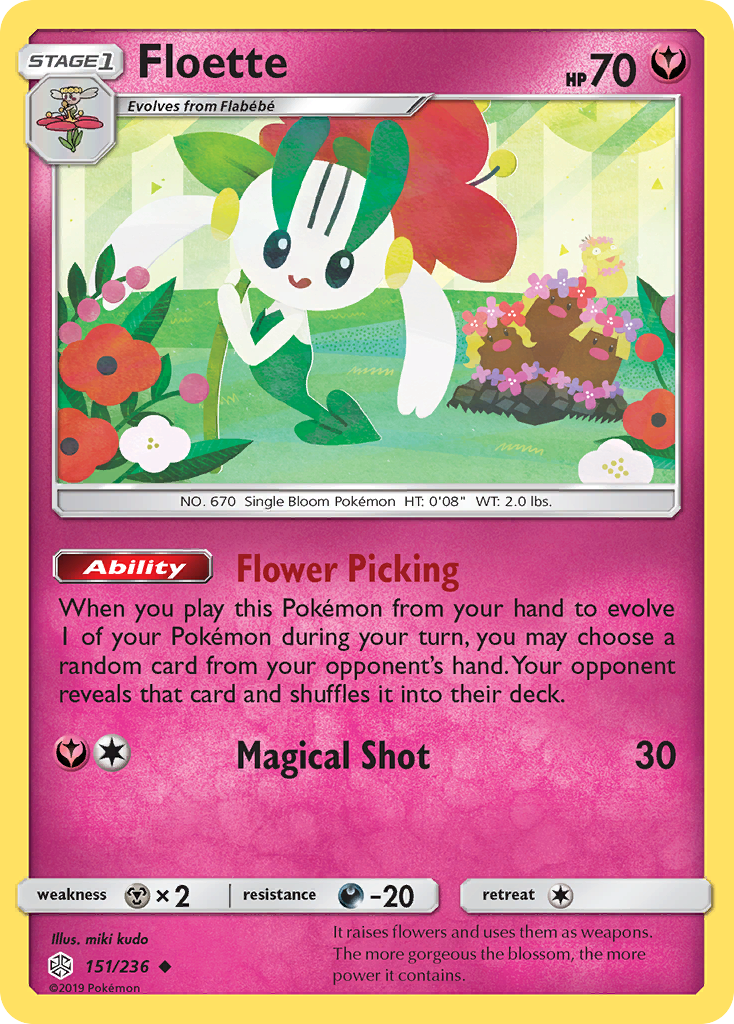 Floette (151/236) [Sun & Moon: Cosmic Eclipse] - Comfy Hobbies
