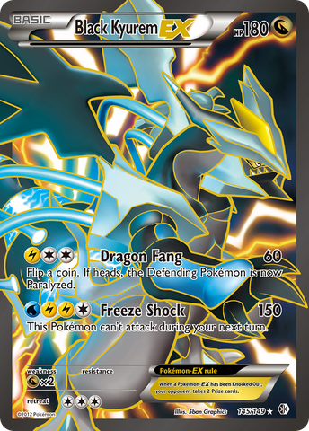Black Kyurem EX (145/149) [Black & White: Boundaries Crossed] - Comfy Hobbies