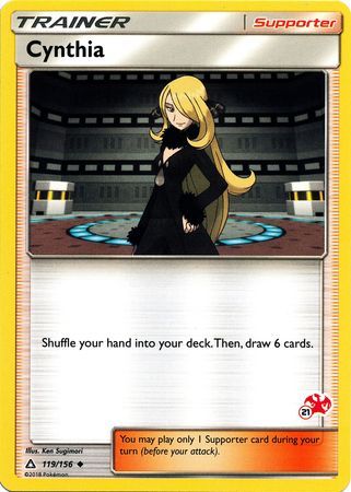 Cynthia (119/156) (Charizard Stamp #21) [Battle Academy 2020] - Comfy Hobbies