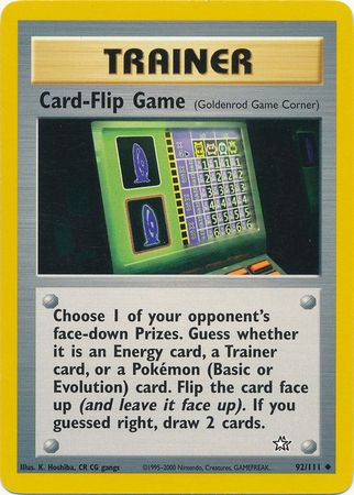 Card-Flip Game (92/111) [Neo Genesis Unlimited] - Comfy Hobbies