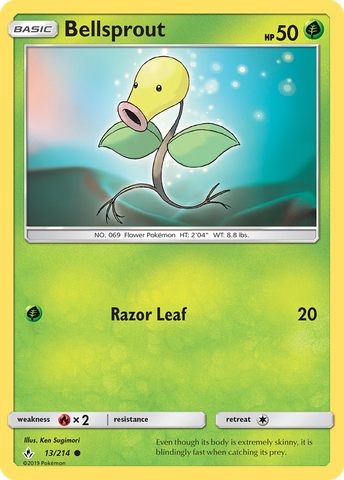 Bellsprout (13/214) [Sun & Moon: Unbroken Bonds] - Comfy Hobbies