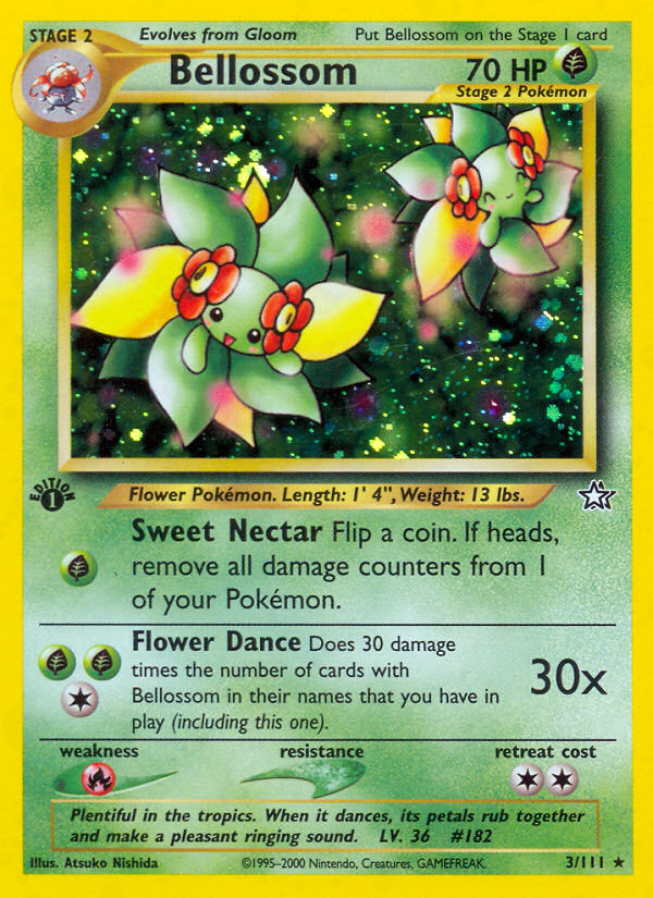 Bellossom (3/111) [Neo Genesis 1st Edition] - Comfy Hobbies