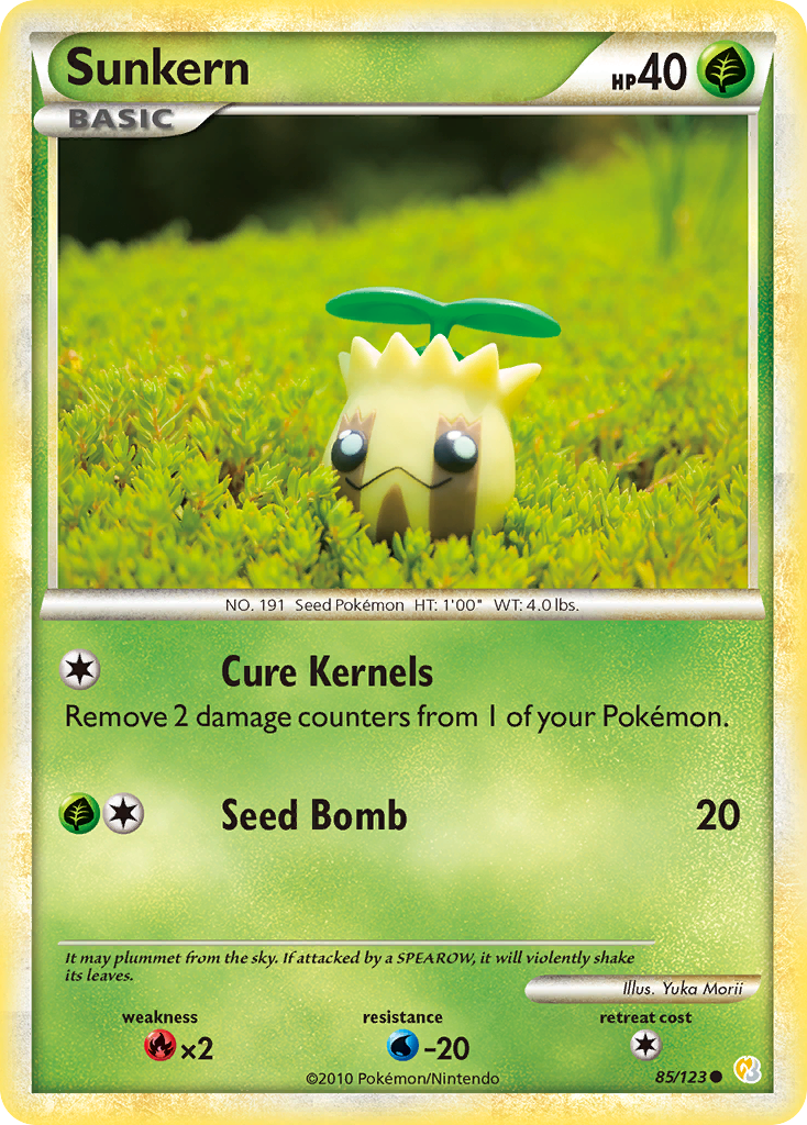 Sunkern (85/123) [HeartGold & SoulSilver: Base Set] - Comfy Hobbies