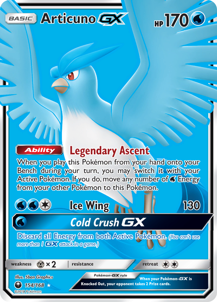 Articuno GX (154/168) [Sun & Moon: Celestial Storm] - Comfy Hobbies