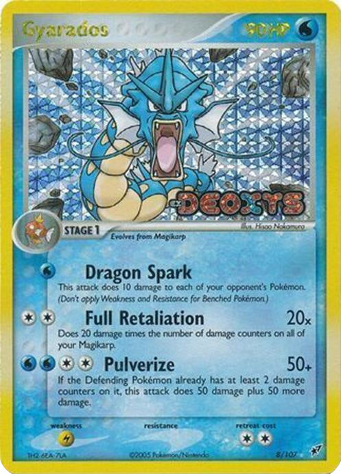 Gyarados (8/107) (Stamped) [EX: Deoxys] - Comfy Hobbies