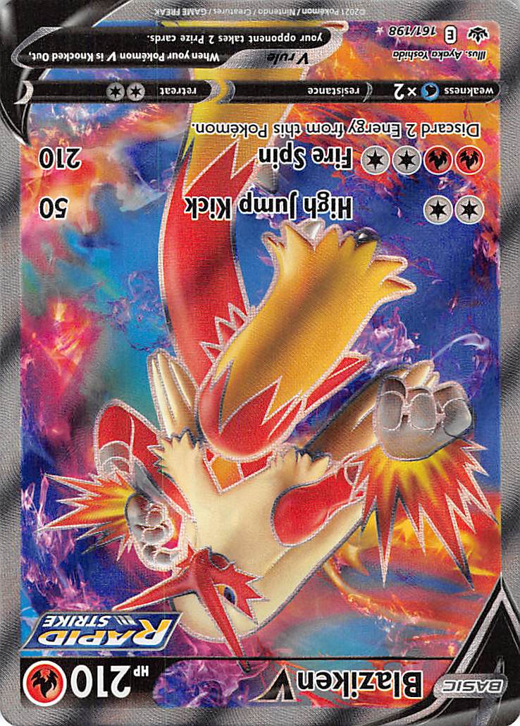 Blaziken V (161/198) [Sword & Shield: Chilling Reign] - Comfy Hobbies